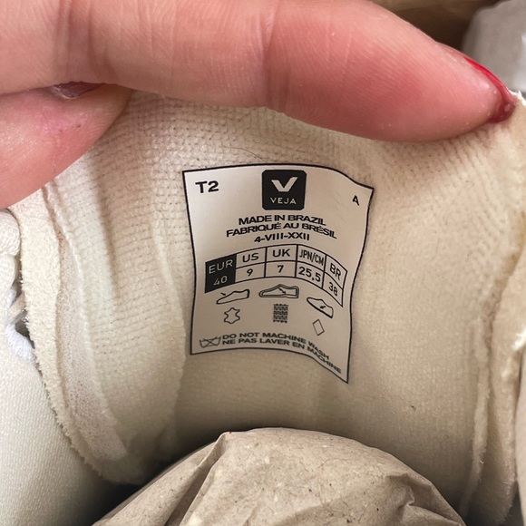 BNIB Veja Recife Chromefree
Leather White Matcha Shoes Size 40 - Picture 6 of 6